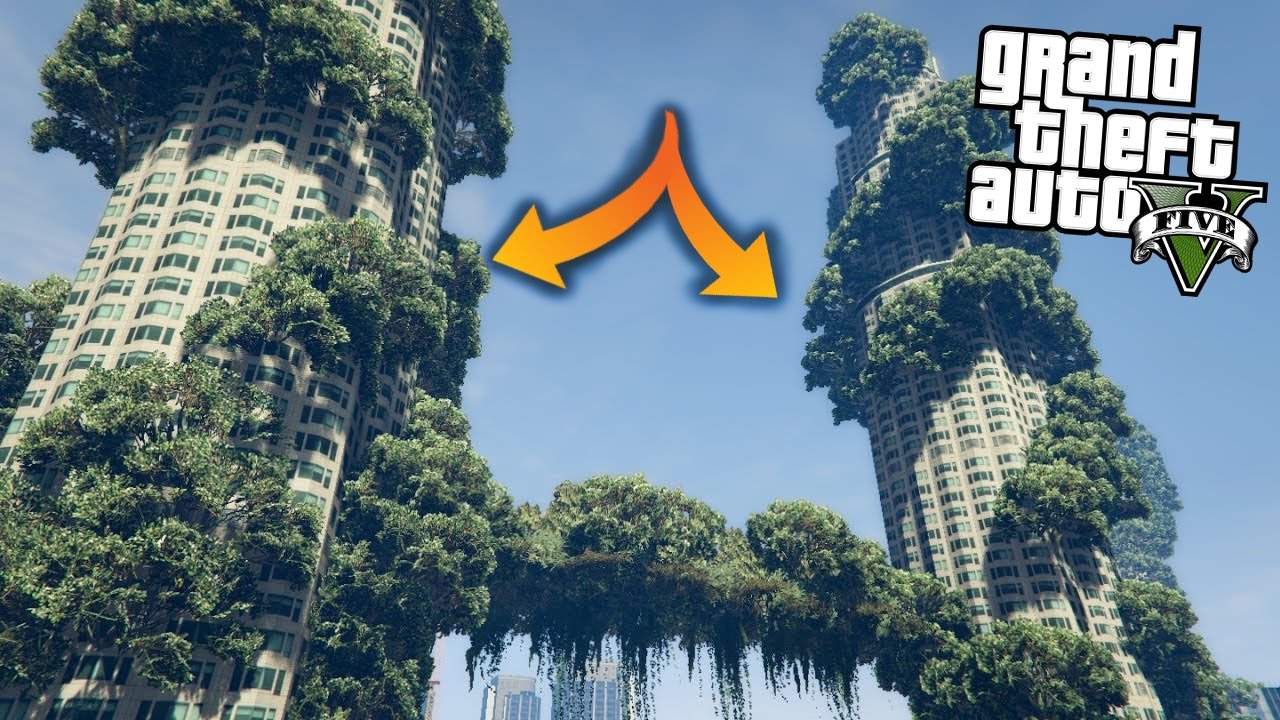 I GRATTACELI CROLLANO - LOS SANTOS DISTRUTTA DAL DETERIORAMENTO - GTA 5 MOD ITA - Wolf89xx