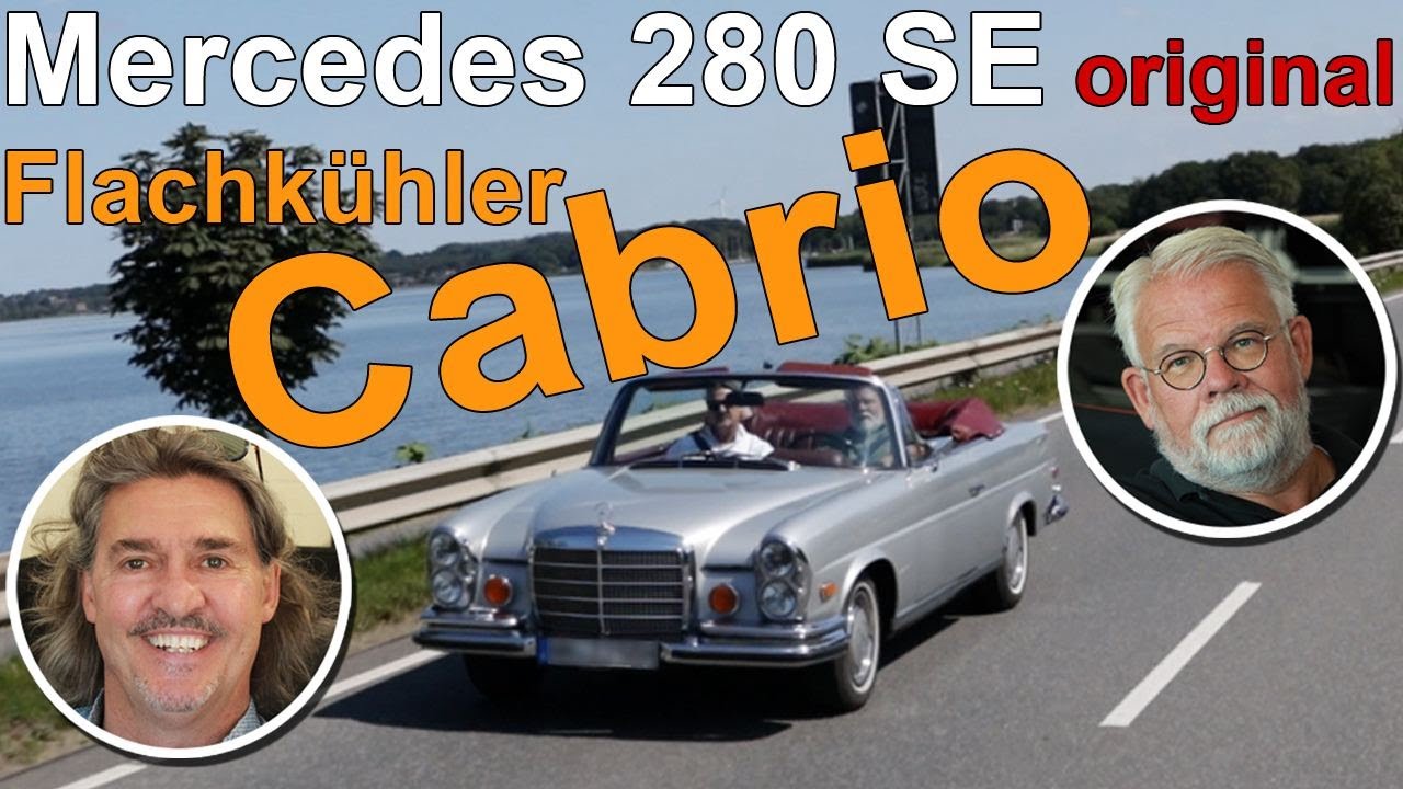Mercedes 280 SE Flachkühler Cabriolet - Schönes Wetter mit schönem Auto