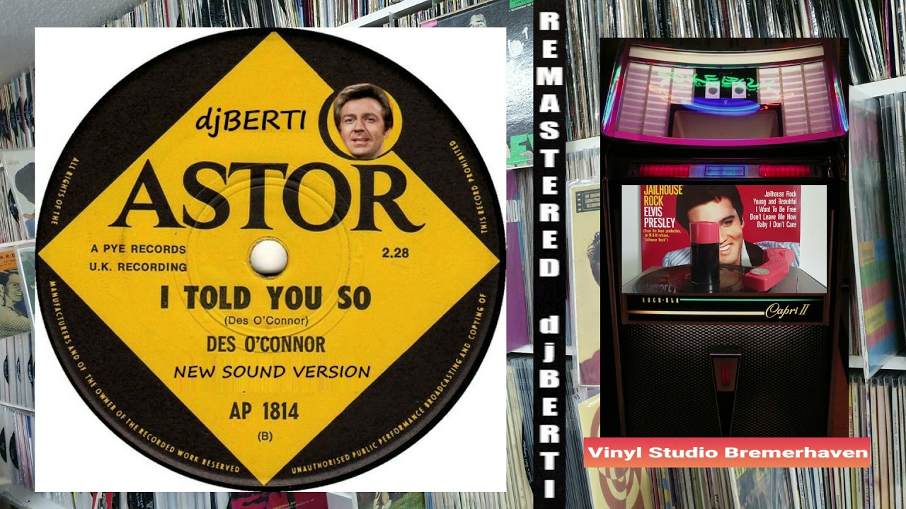 Des O' Connor - I Told You So (NEW SOUND by djBERTI)