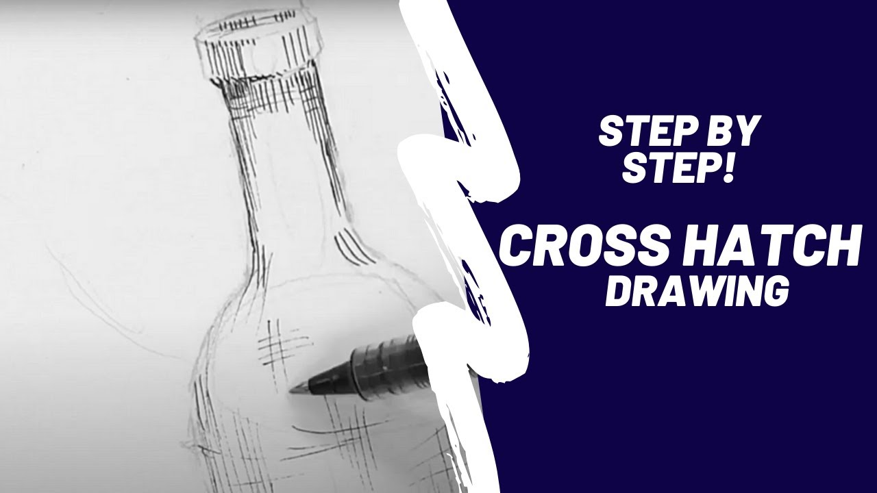 Cross Hatch Still Life Drawing - Shading Techniques