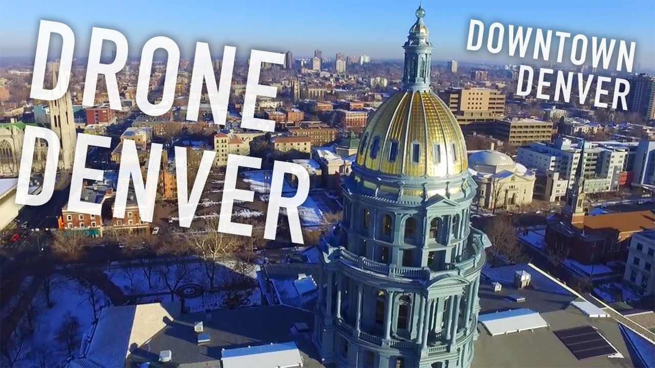 Drone Denver - Downtown Denver Colorado