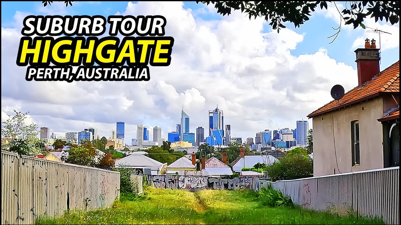 Explore Australia: Suburb HIGHGATE in Perth, Australia (Most Dense Suburb in Perth)