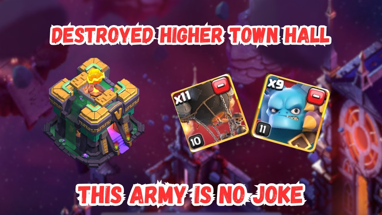 My TH14 vs higher THs using this combo… This army hits hard 😈🔥