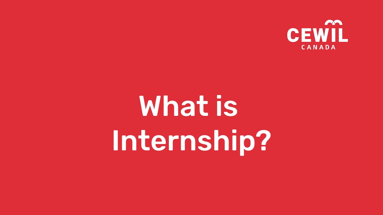 Internship - What is an Internship?