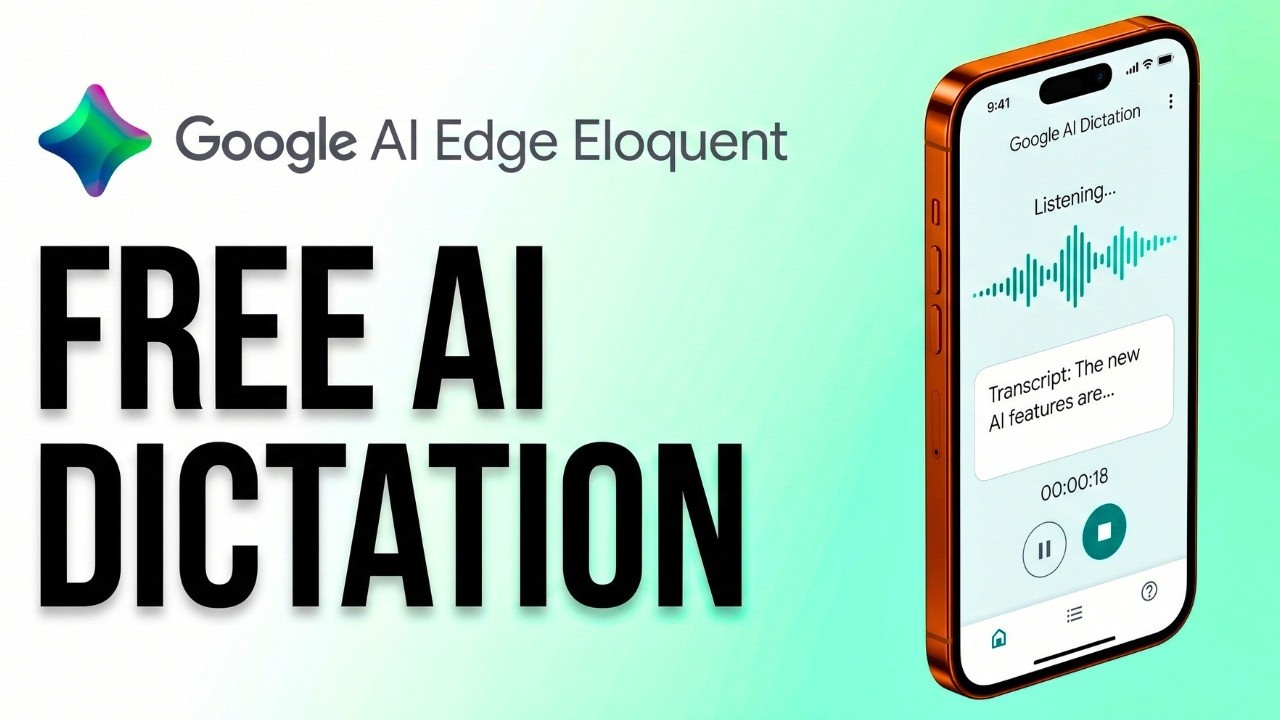 Google AI Edge Eloquent Free AI Dictation App