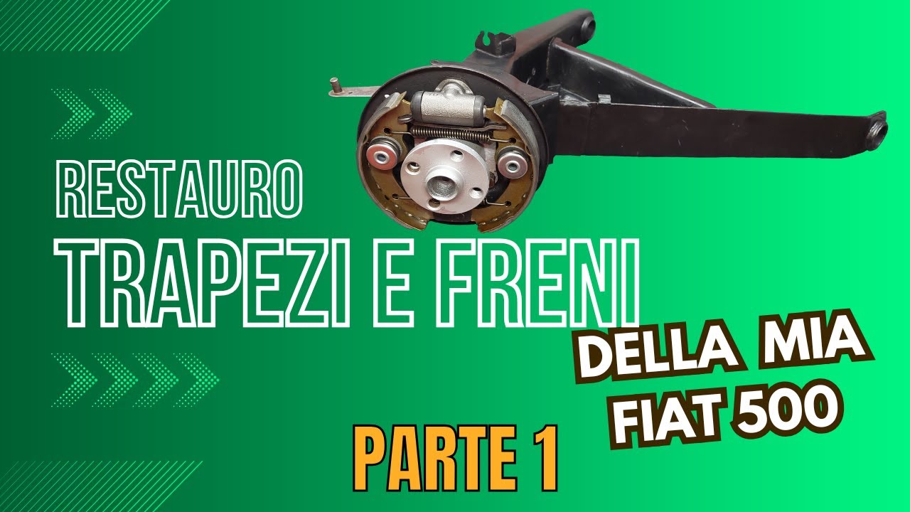 Restauro trapezi e freni Fiat 500 - Parte 1 (Trapezi, fuselli, cilindretti) #fiat500 #nemosgarage