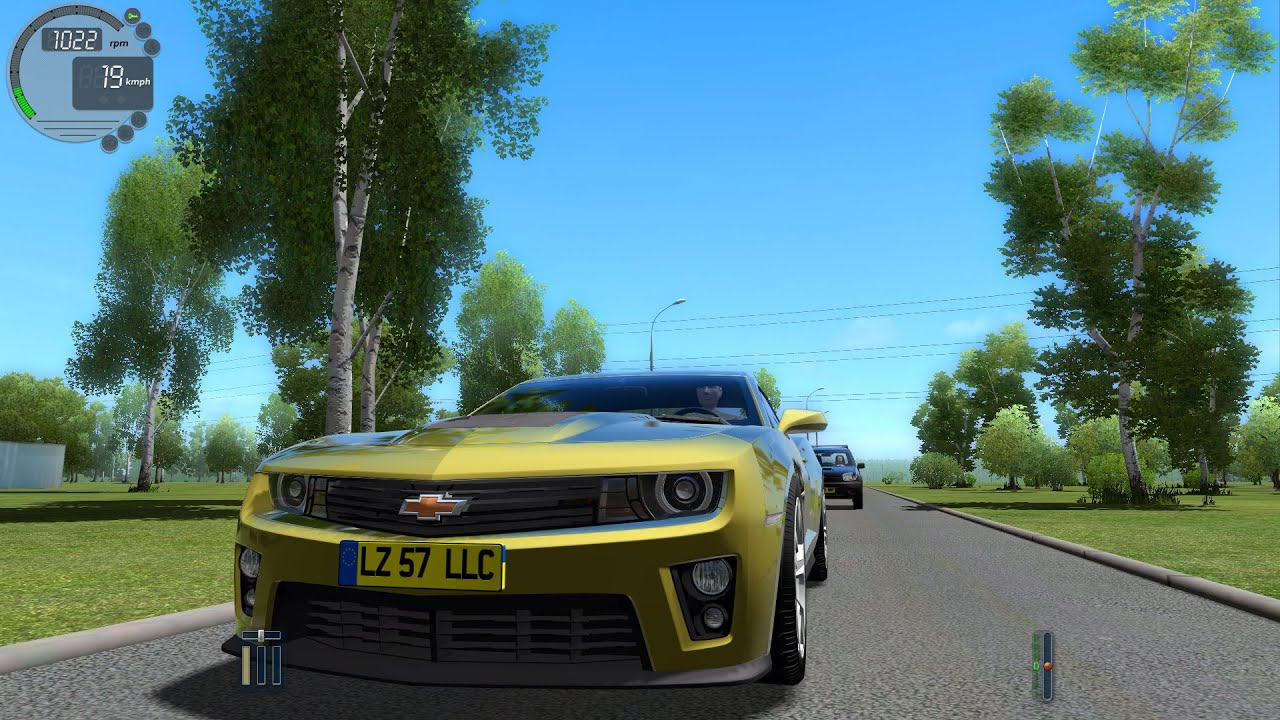 City Car Driving 1.4.0 Chevrolet Camaro ZL1 [1080P]