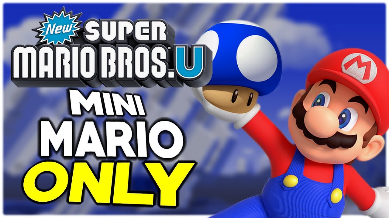 Is it possible to beat New Super Mario Bros. U as Mini-Mario?