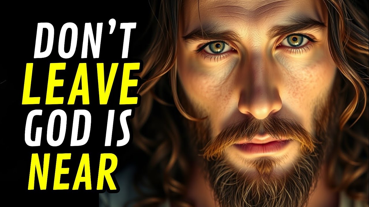 ✝️ GOD SAYS DON’T LEAVE GOD IS NEAR