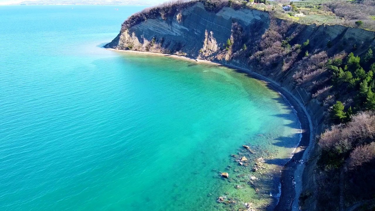Strunjan, Slovenia Drone Footage, March 2020