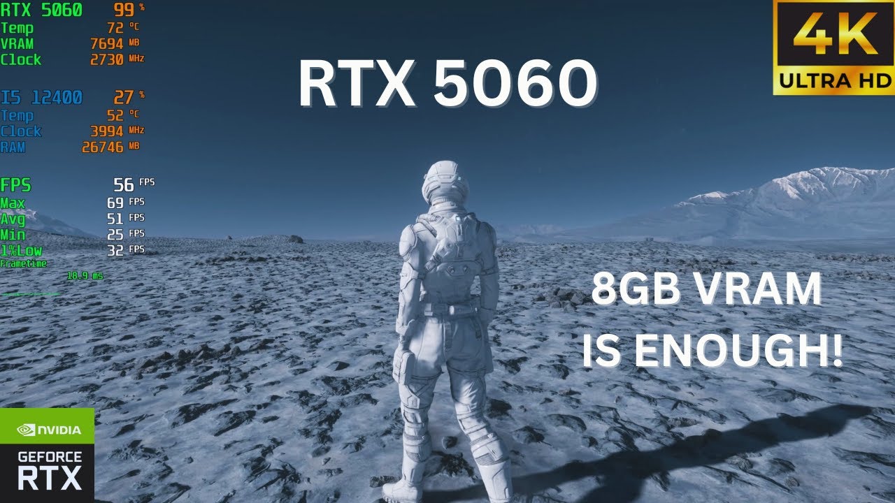 Star Citizen 4K Ultra Gameplay | RTX 5060 Benchmark & Performance Test