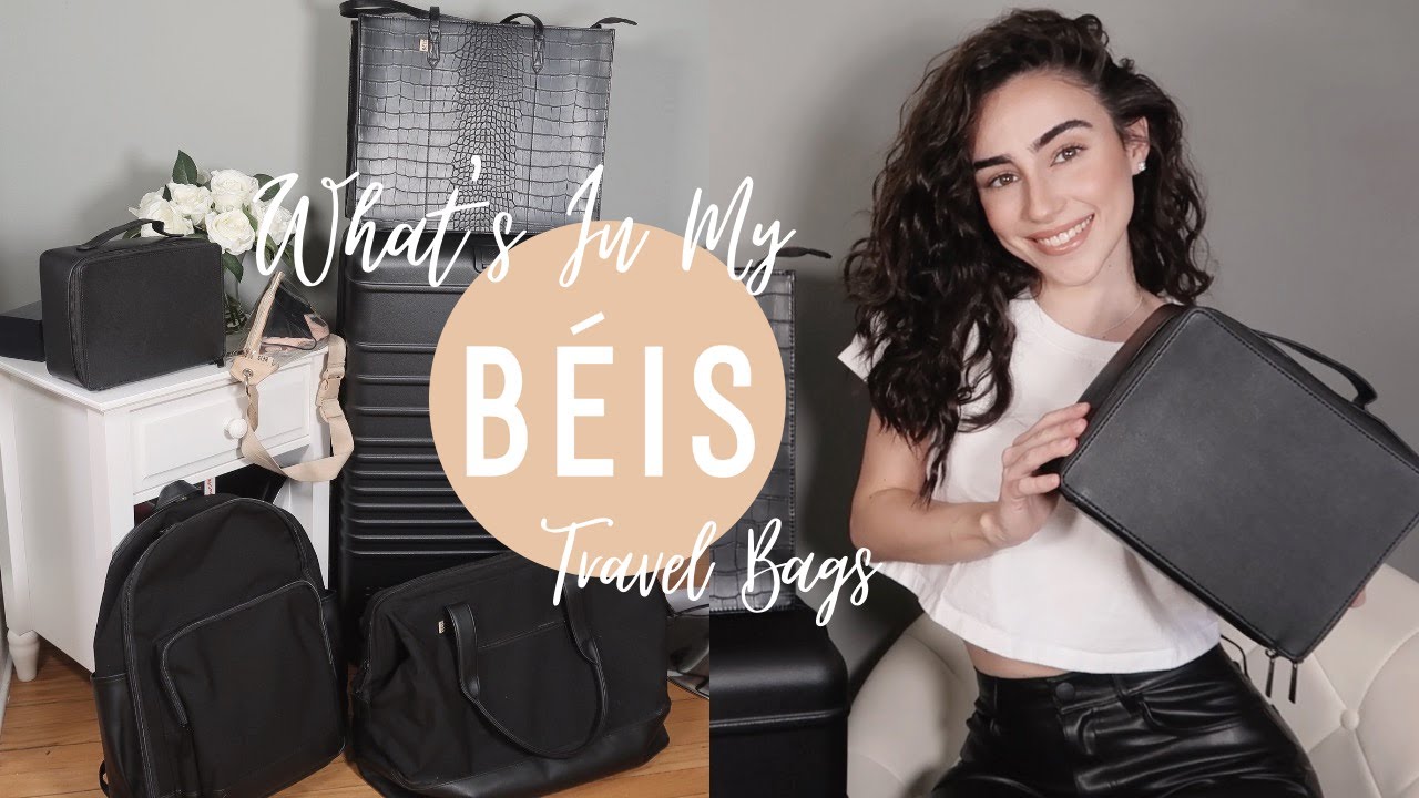 Beis Travel Bag Review | What's In My Bag BEIS EDITION | The Weekender, Work Tote, Cosmetic Case…