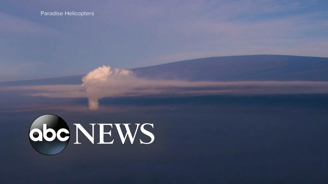 Hawaii volcano eruption sends ash in air