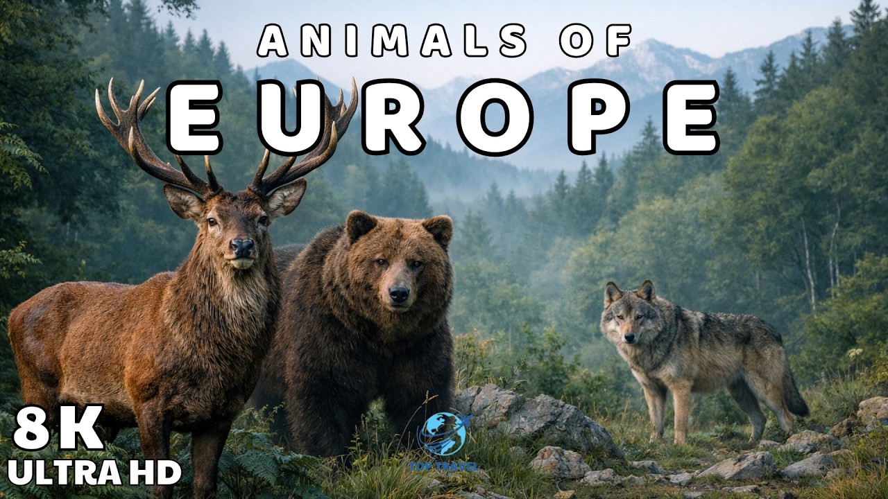 Europe Animals - Incredible Wildlife of Europe - 8K Documentary Film