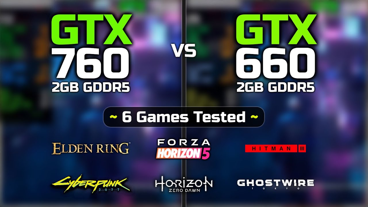 GTX 660 vs GTX 760 | 6 Games Tested