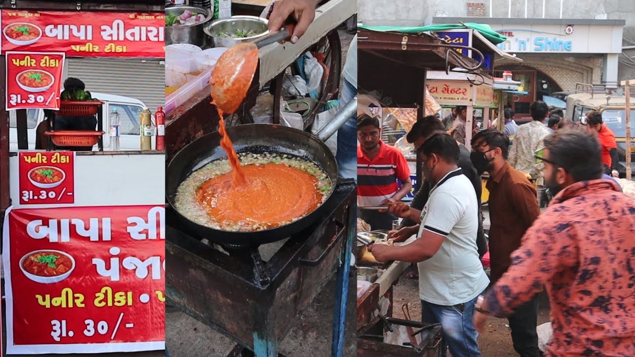 દુનિયા નુ સસ્તુ પંજાબી અને ચાયનીઝ પાર્સલ 😲 Streetfood Bhavnagar || Bapa Sitaram Punjabi parcel