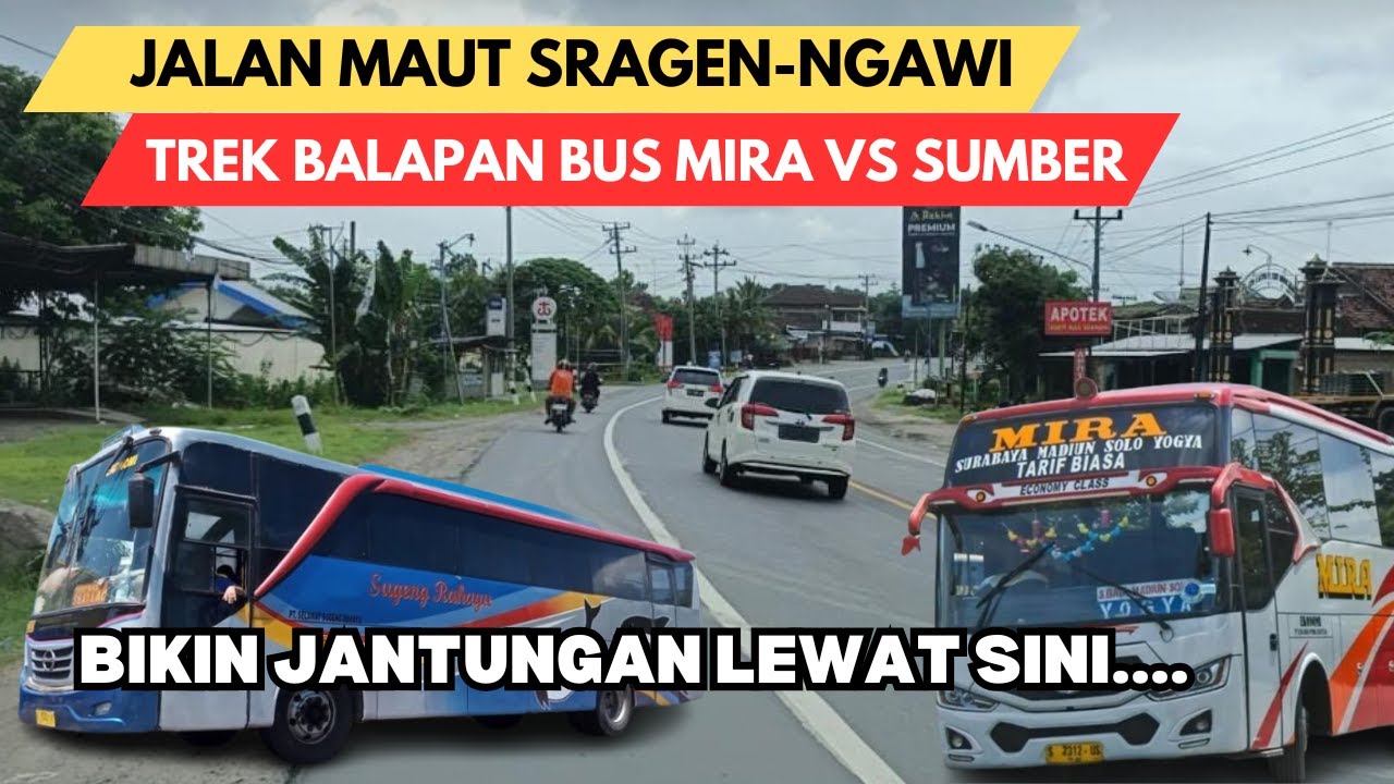 Ngerinya Jalan Sragen Ngawi, Siap Setor Nyawa Kapan Saja Lewat Jalur Ini