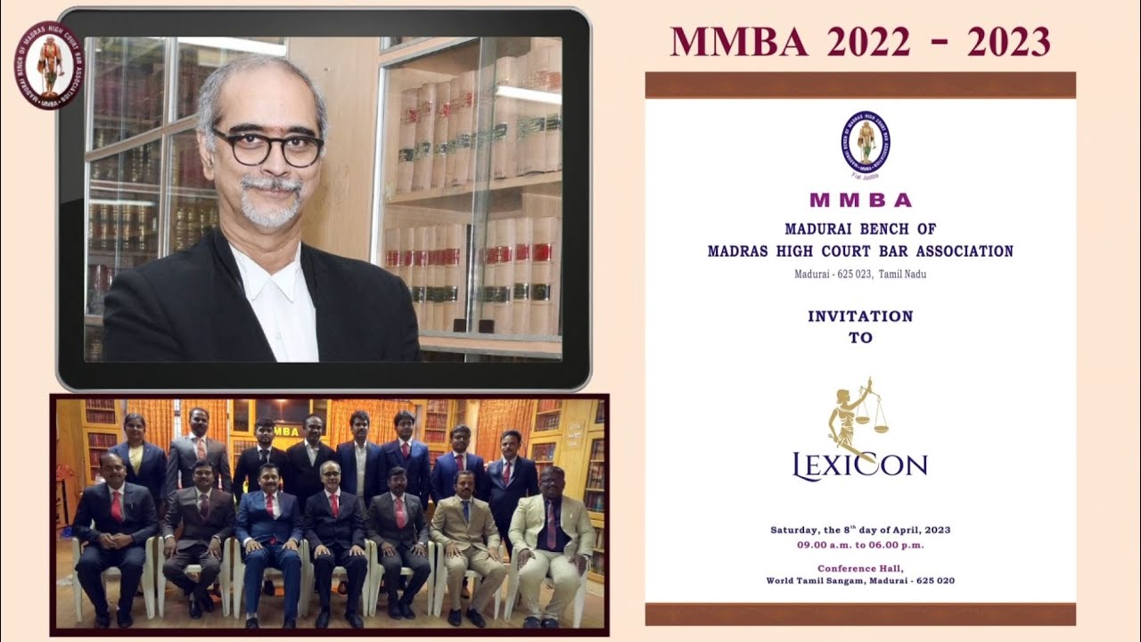 MMBA 2022 - 2023 | LexiCon | Law Symposium | World Tamil Sangam Madurai