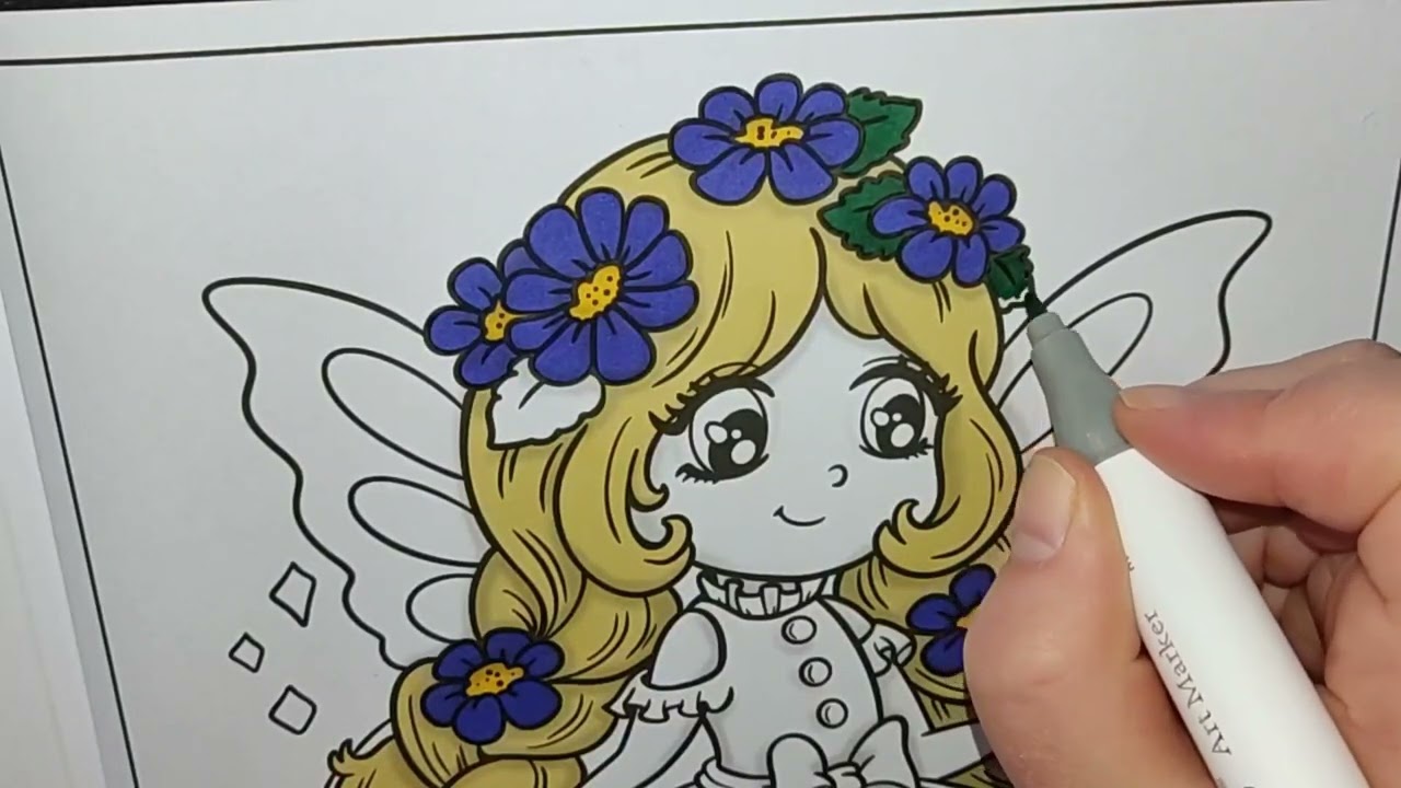 》》》Coloring:🧚🌼Fairy Chibis by Alexandra Franzese 🌼🧚