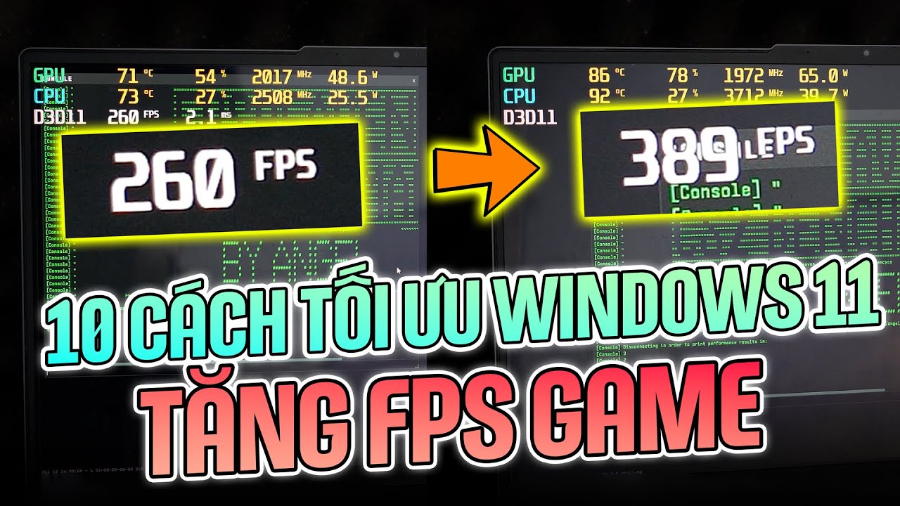 10 Cách tối ưu Windows 11 để TĂNG FPS chơi Game