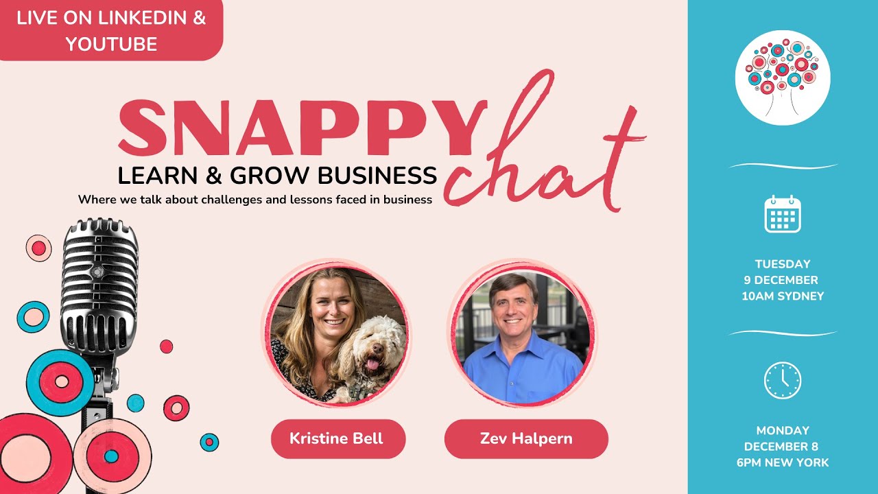 Learn & Grow Snappy Chat w/ the International Master Coach Zev Halpern 📱