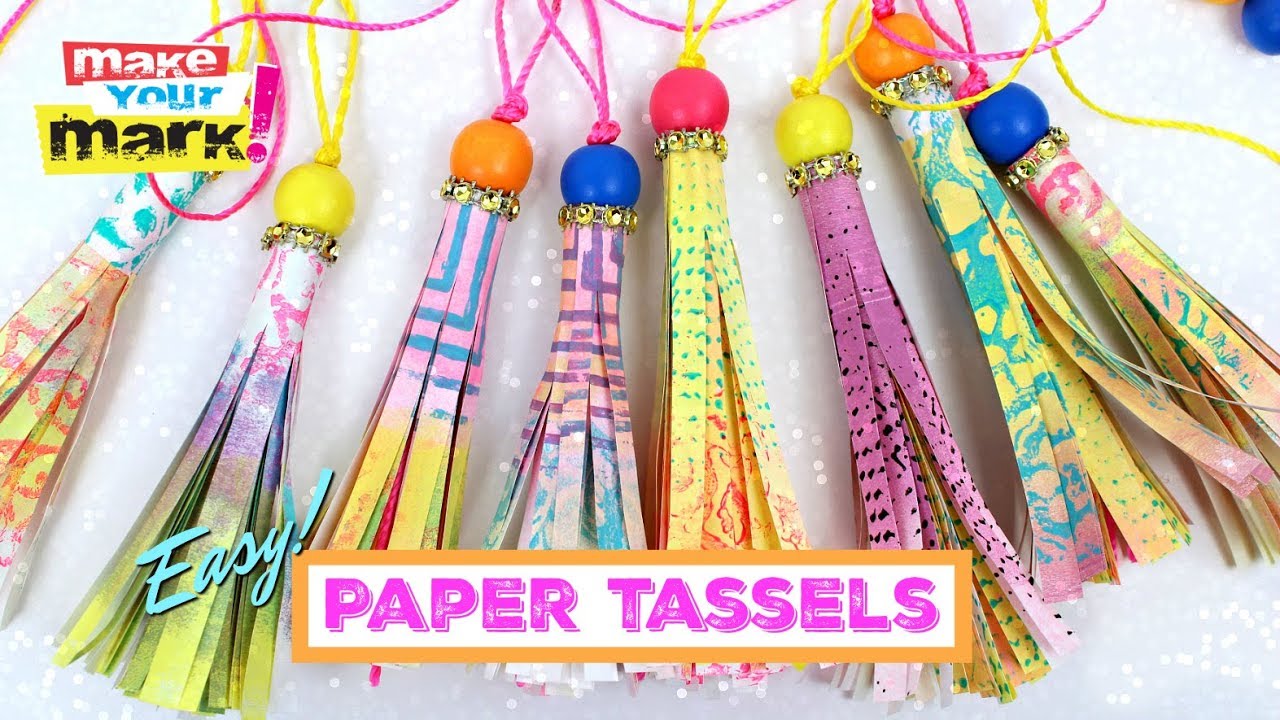 Colorful Paper Tassels