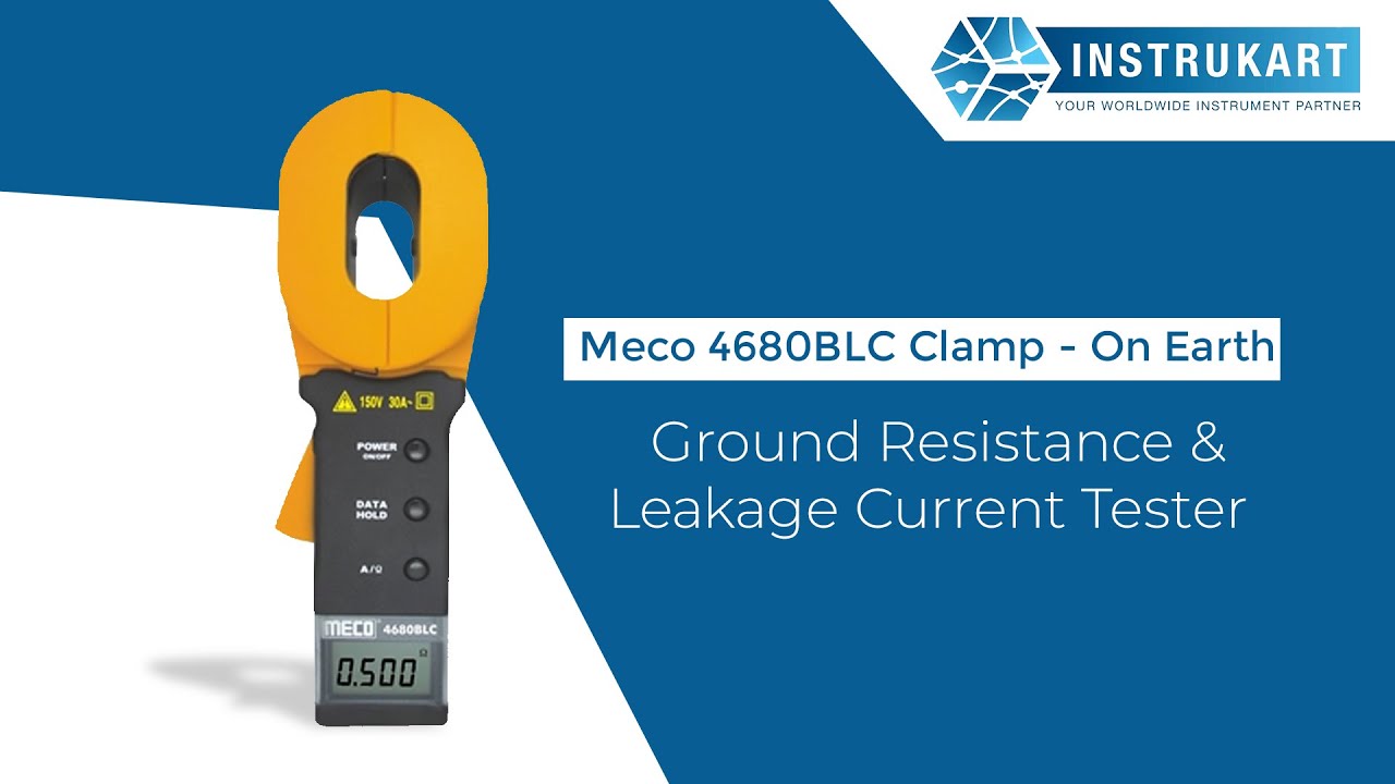 Meco 4680BLC Clamp - On Earth / Ground Resistance & Leakage Current Tester