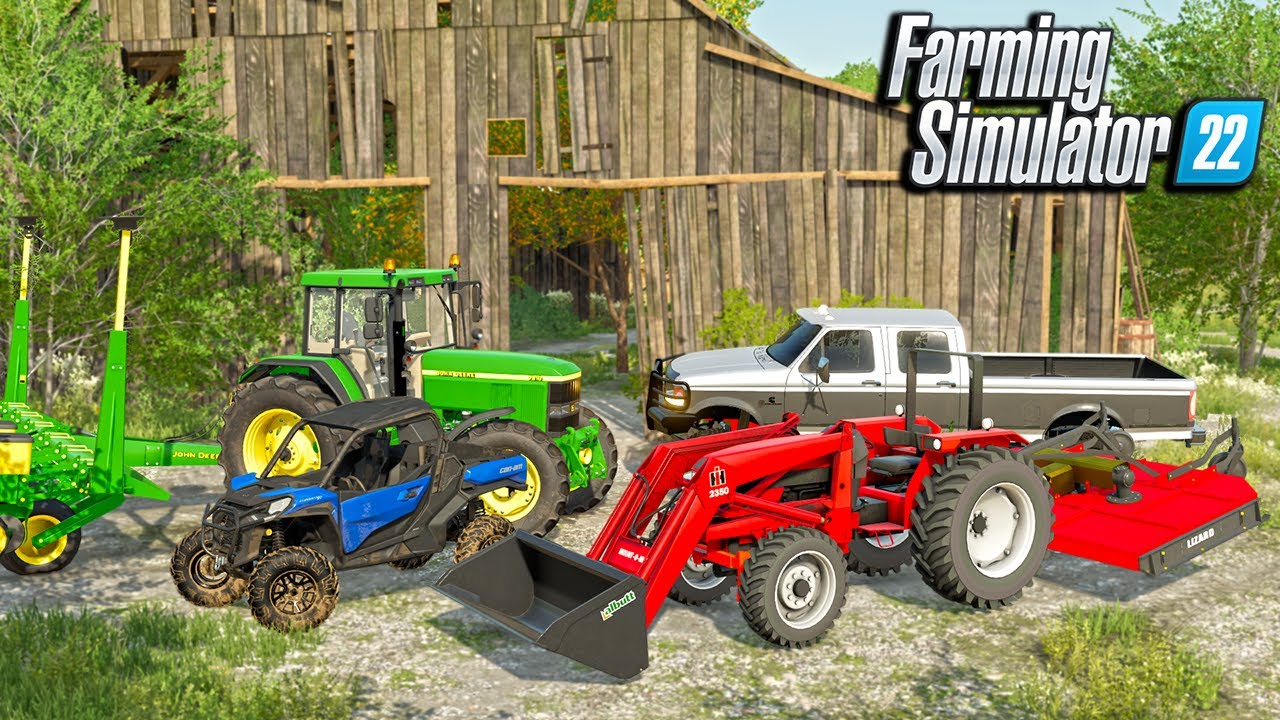 ПРЕВРАЩЕНИЕ СТАРОЙ ЗАБРОШЕННОЙ ФЕРМЫ В ПРОДУКТОВЫЕ ГРУНТЫ | (РОЛЕВАЯ ИГРА) FARMING SIMULATOR 2022