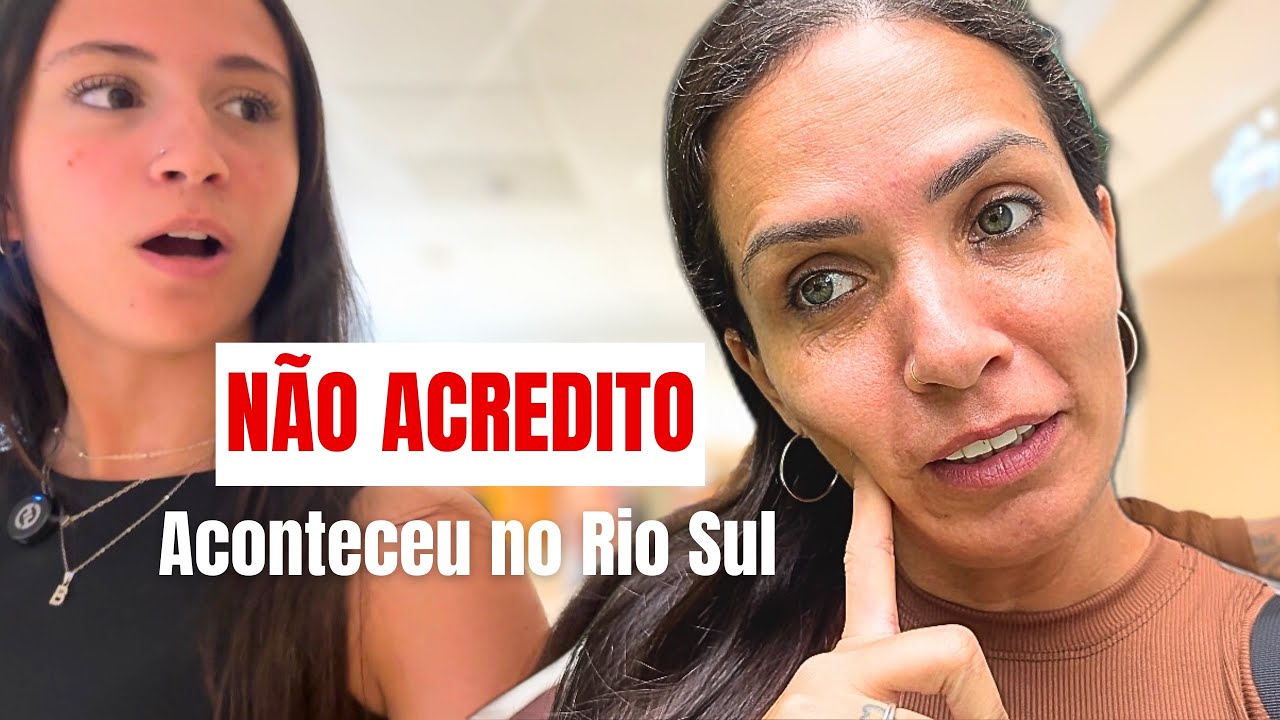 ACONTECEU UMA COISA NO SHOPPING RIO SUL. SÓ ASSISTA SE QUISER VER A MELHOR SURPRESA DO ANO