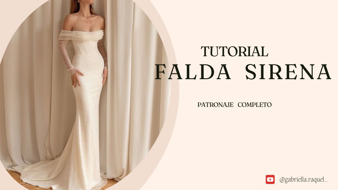 Falda Sirena| Tutorial patronaje