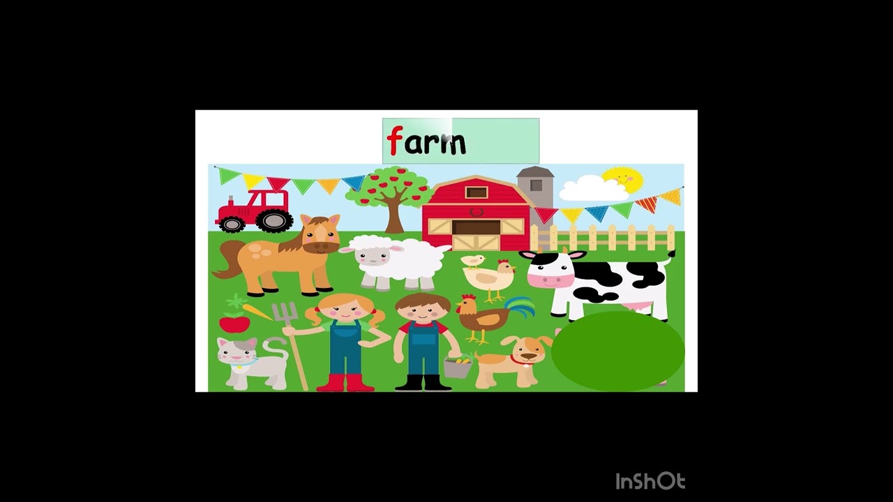 letter Ii and the farm animals for kg1/Ms Samia 