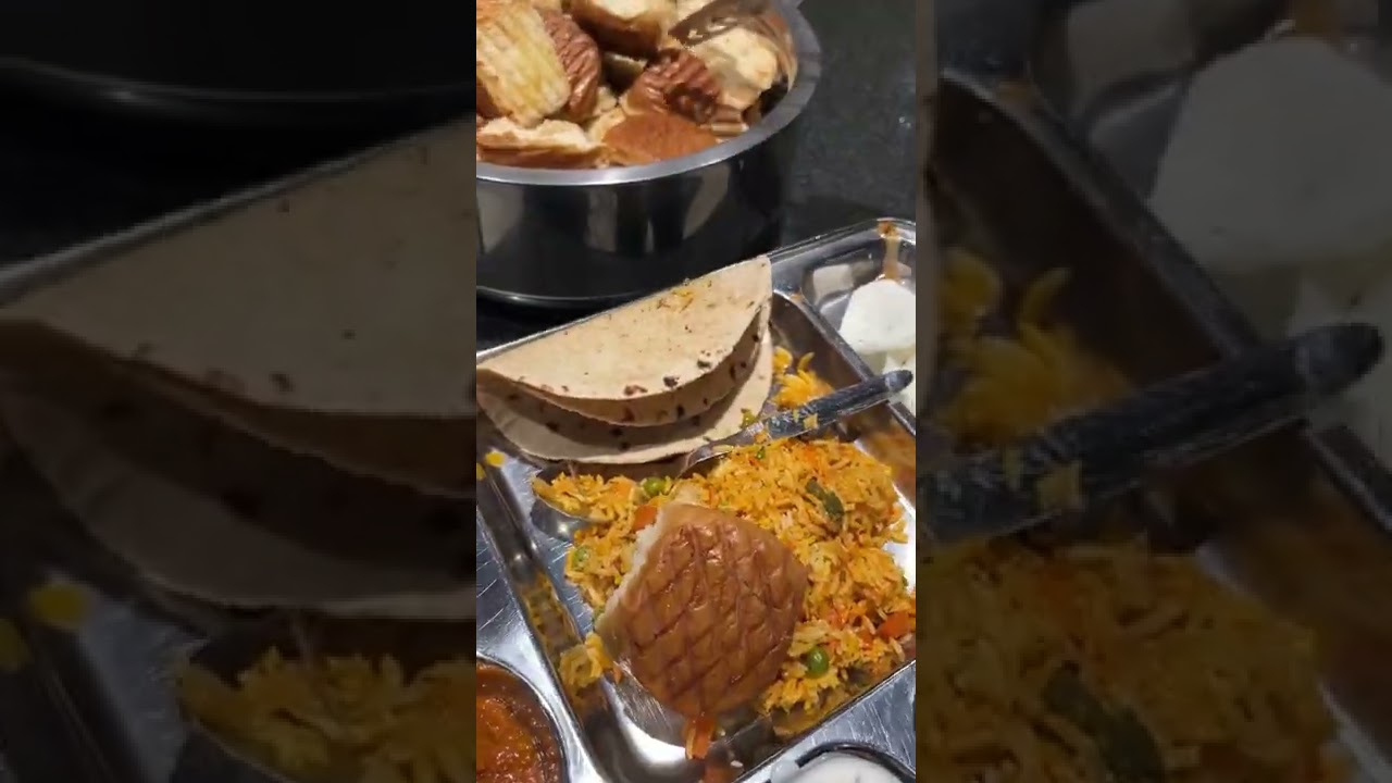 Office Ka Unlimited Food 🔥New Thali #shorts #office #unlimitedfood #thali