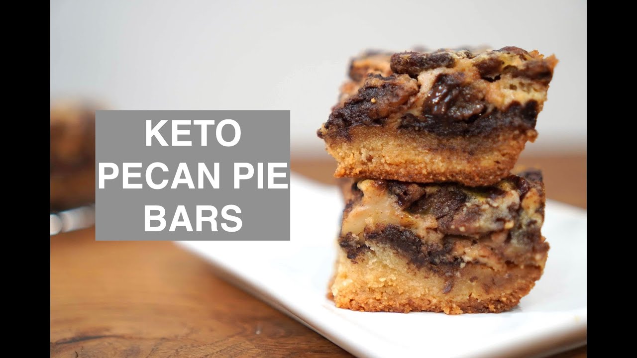 BEST Keto Pecan Pie Bars Recipe | Low Carb Pecan Pie Dessert (Under 3g Net Carbs!) Gooey & Perfect!