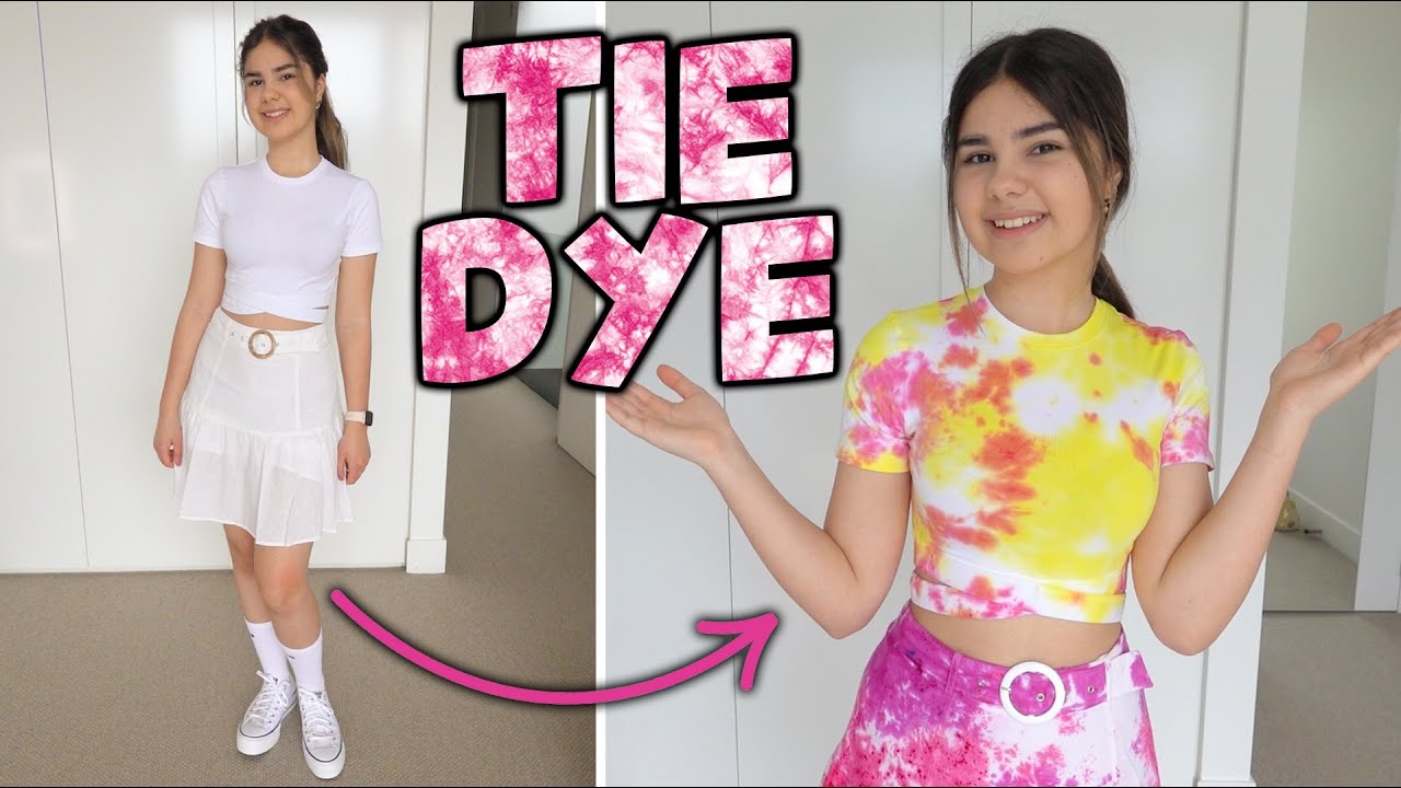 Tie Dying My ENTIRE Outfit! | Grace's Room