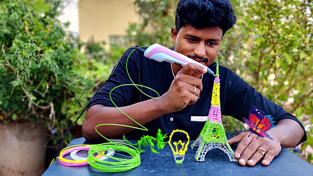 3D PEN ART | இந்த பேனா வைத்து எதனாலும் வரையலாம்! 🤩| Vijay Ideas