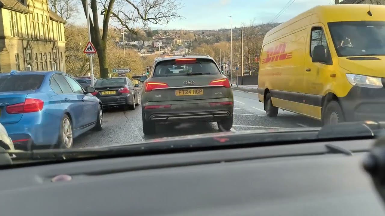 Bradford , Heaton Test route 1 || Urdu|| M Driving School
