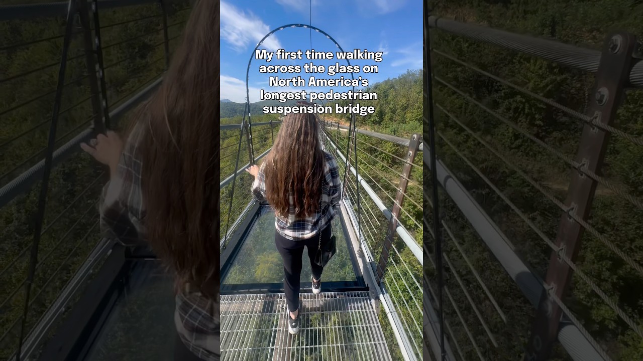 My first time walking across North America&rsquo;s longest pedestrian suspension bridge VS. the second