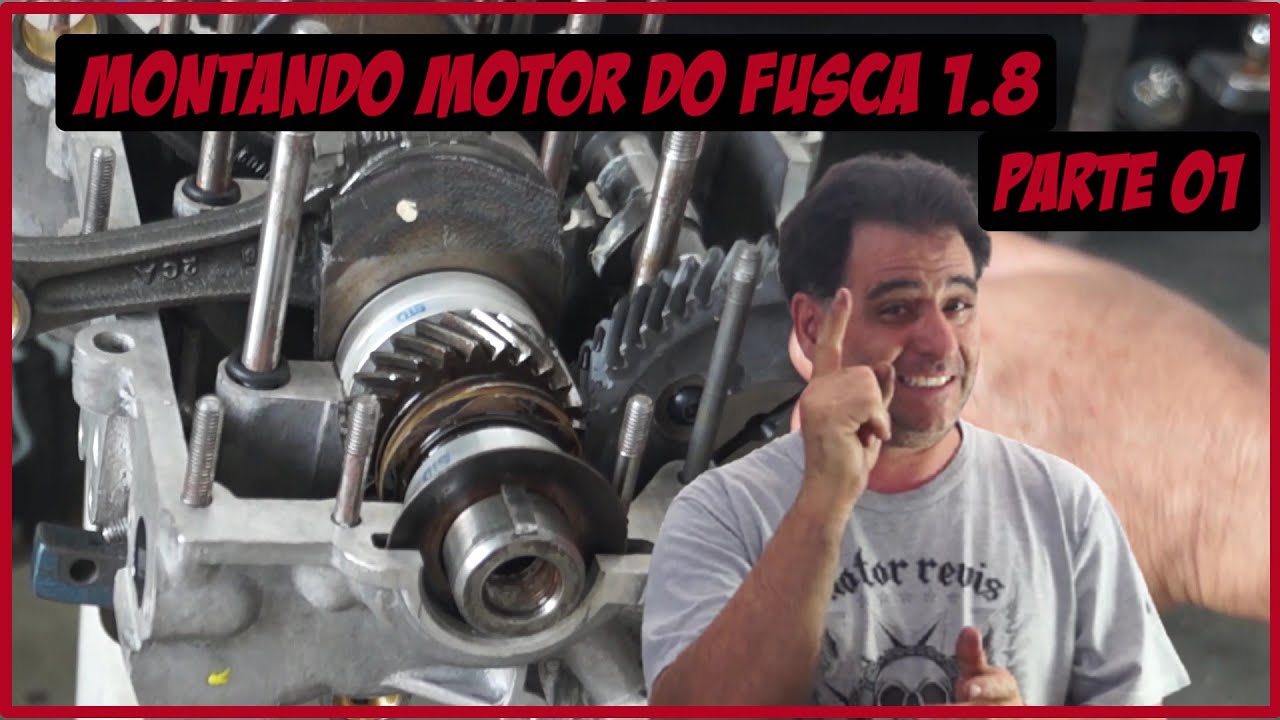 Montando o motor do Fusca: Parte 1-Tudo que você precisa saber.Biela, bronzina, virabrequim  comando
