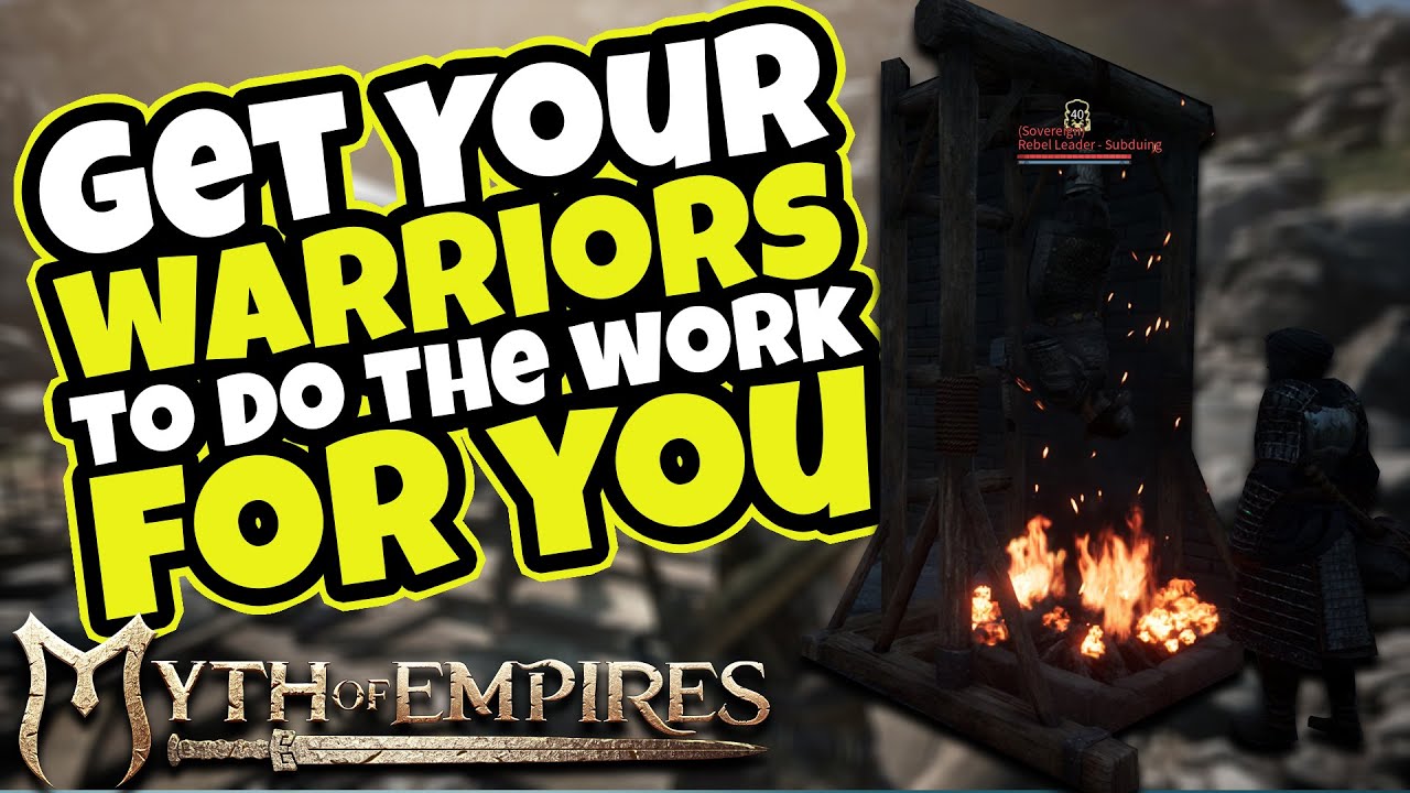 HOW TO Set Up NPC Crafters and Workers!: Myth of Empires Survival RPG