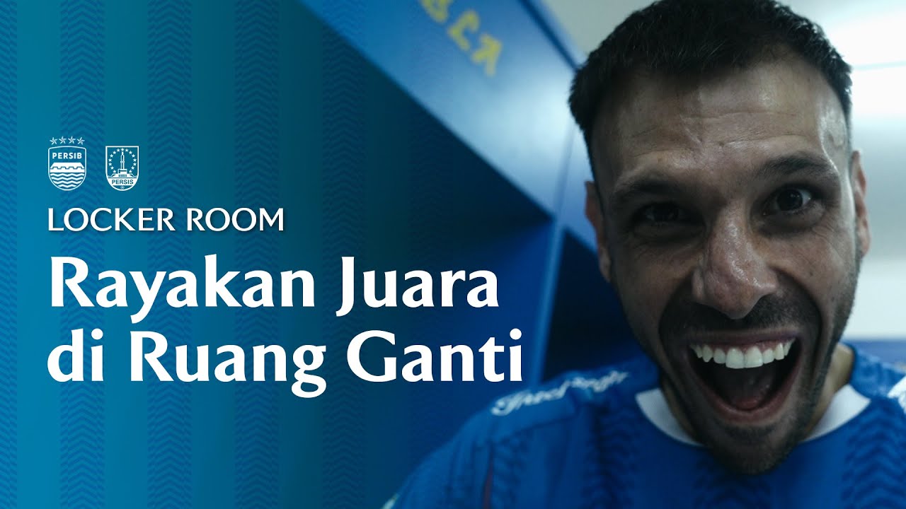 Bersama, Rayakan Juara Back to Back 🏆🏆 | Locker Room PERSIB vs Persis Solo
