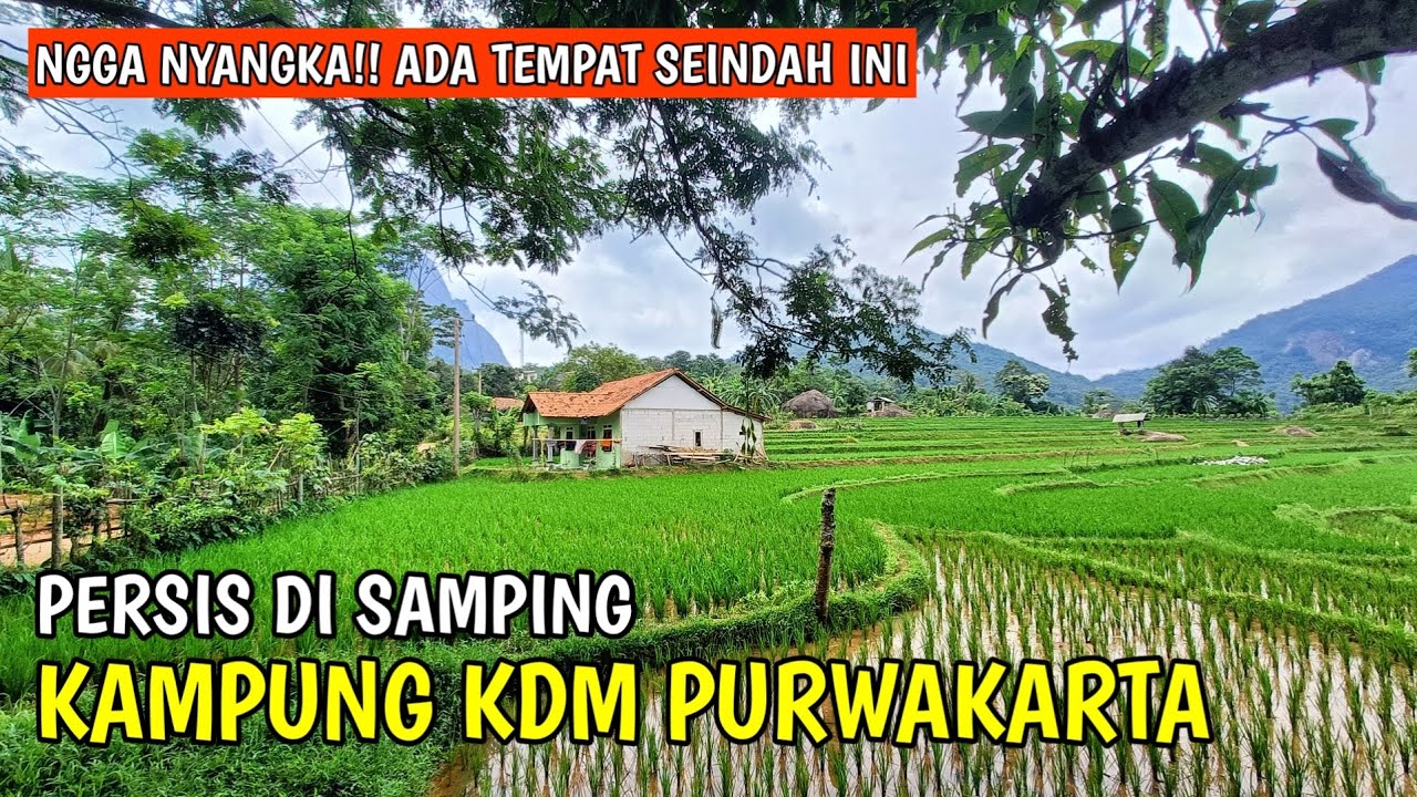 KAMPUNG KDM PURWAKARTA ADA TEMPAT SEINDAH INI‼️
