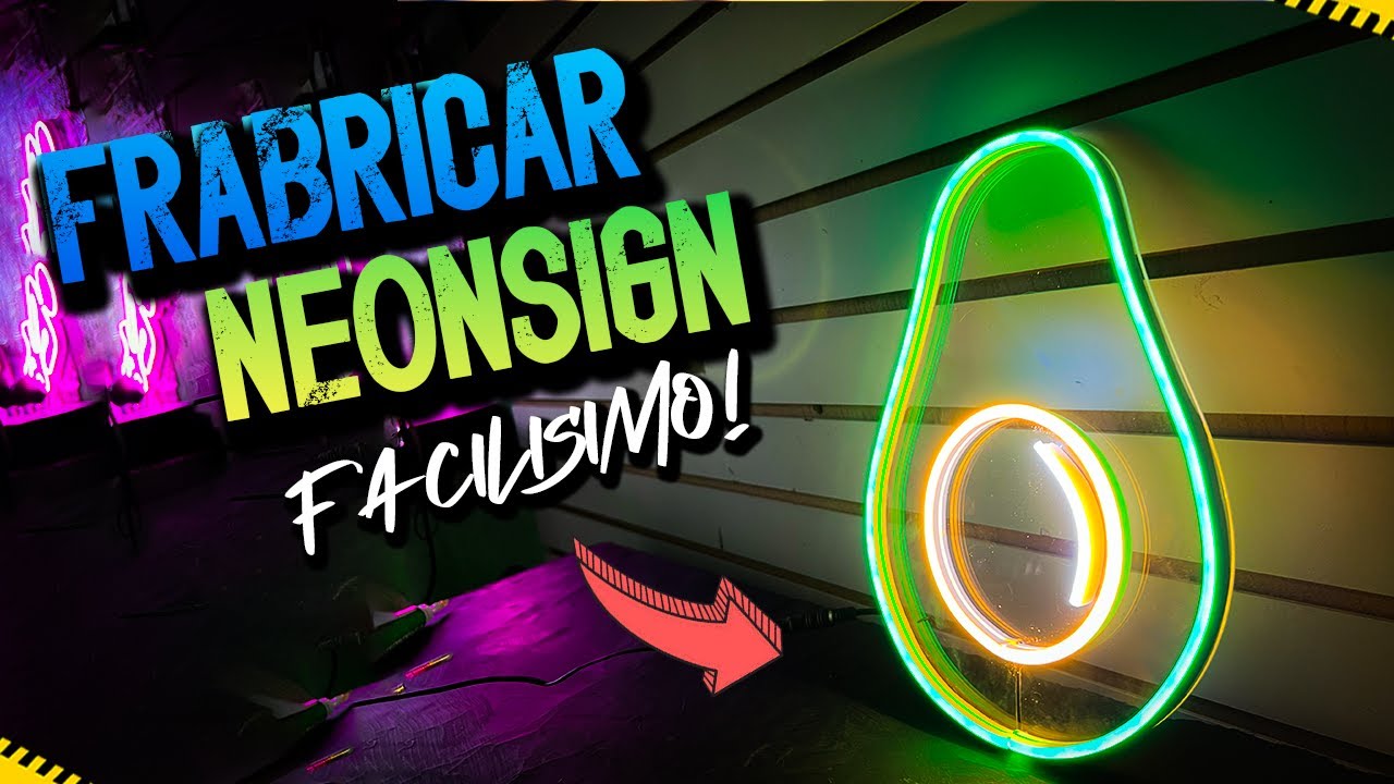 Procedimiento de FABRICACIÓN de un letrero LED NEON ⚡️