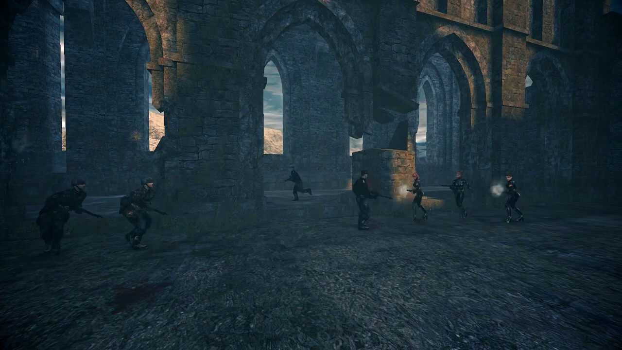 RtCW: 10 Eliteguards vs 10 Blackguards (FightClub)