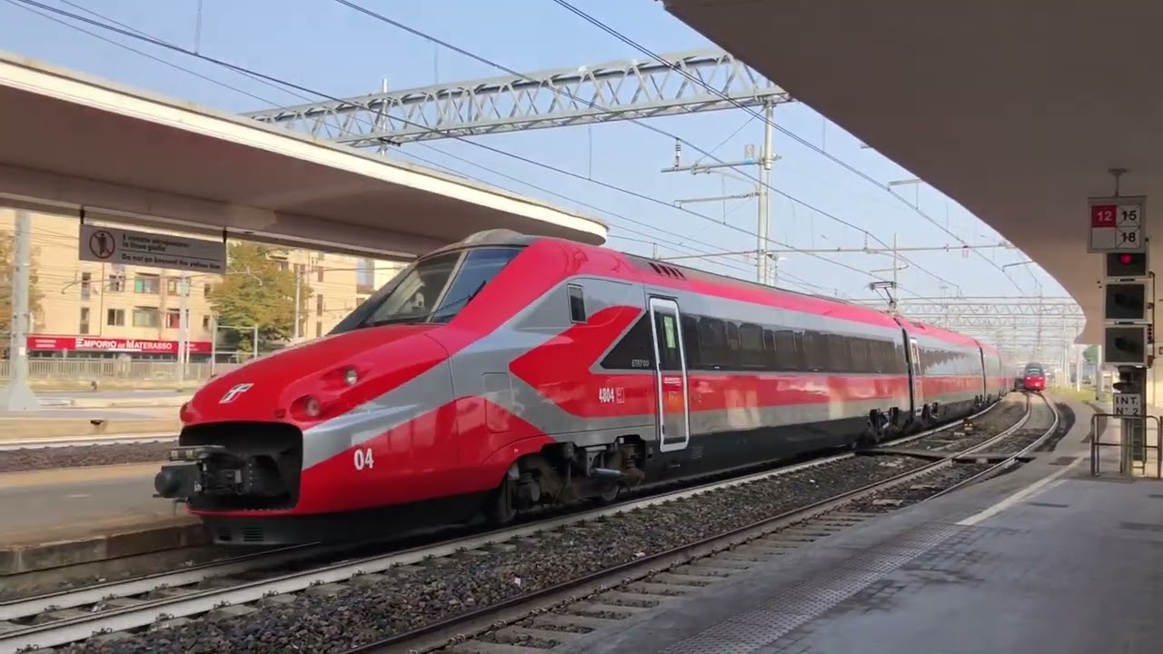 STAZIONE DI PADOVA: TRENI MERCI E PASSEGGERI [.Italo e Trenitalia] IN ARRIVO É PARTENZA