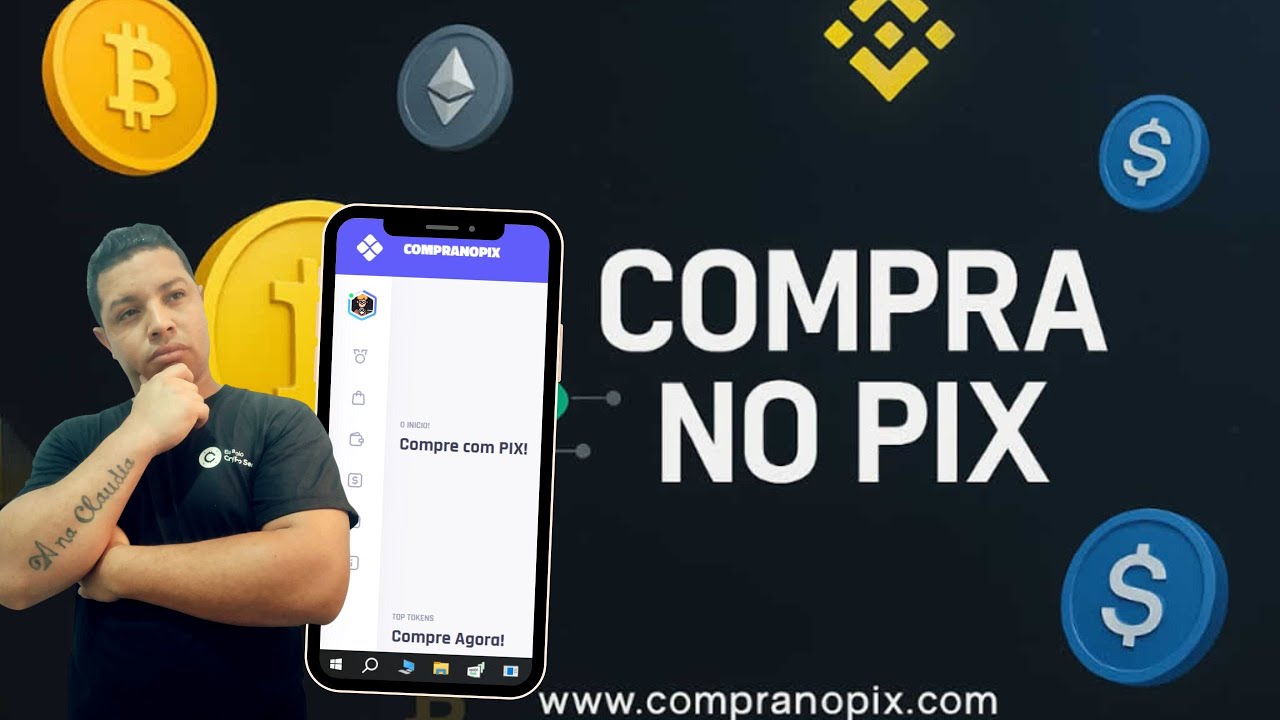 COMPRE E VENDA SUAS CRIPTOMOEDAS COM A PLATAFORMA COMPRA NO PIX