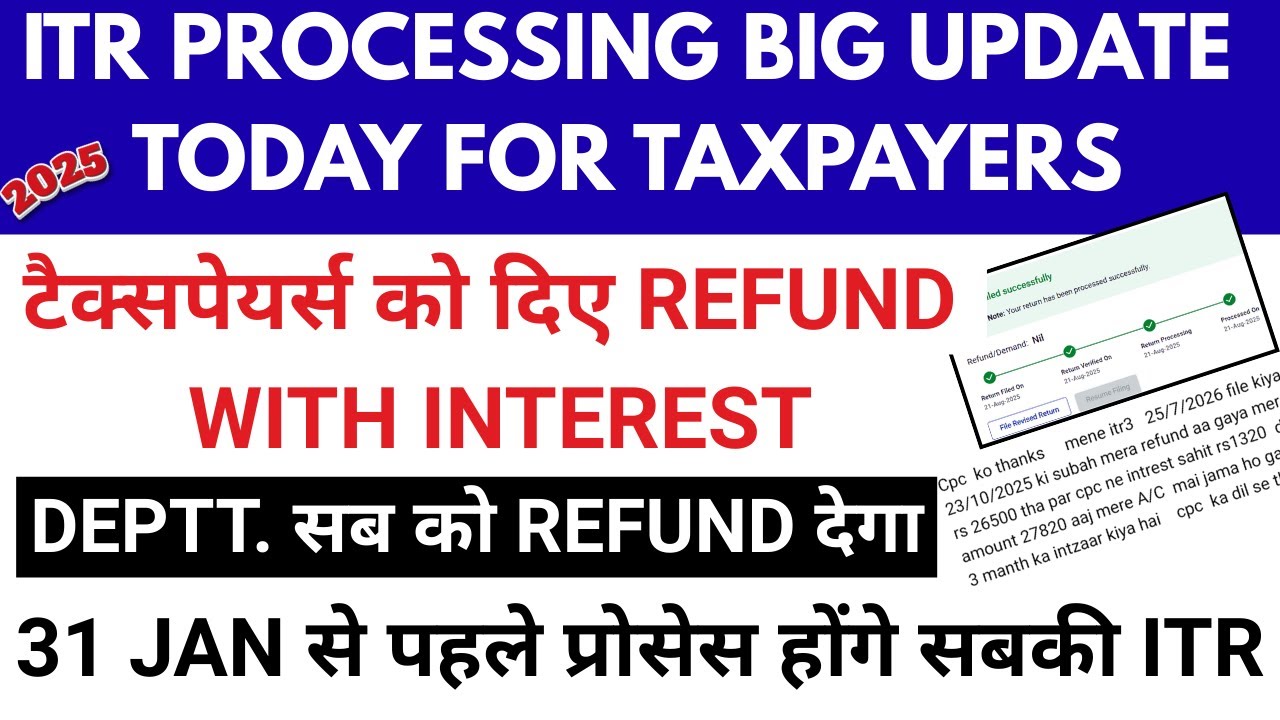Income Tax Refund? Refund Not Received? ITR REFUND PROCESSING LATEST UPDATE |पुराने DEMAND NOTICE आए