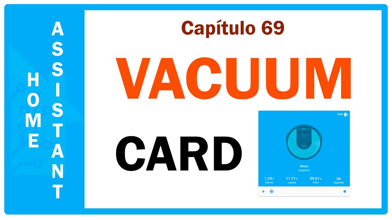 Vacuum card Home Assistant | Tarjeta robot aspirador Home Assistant