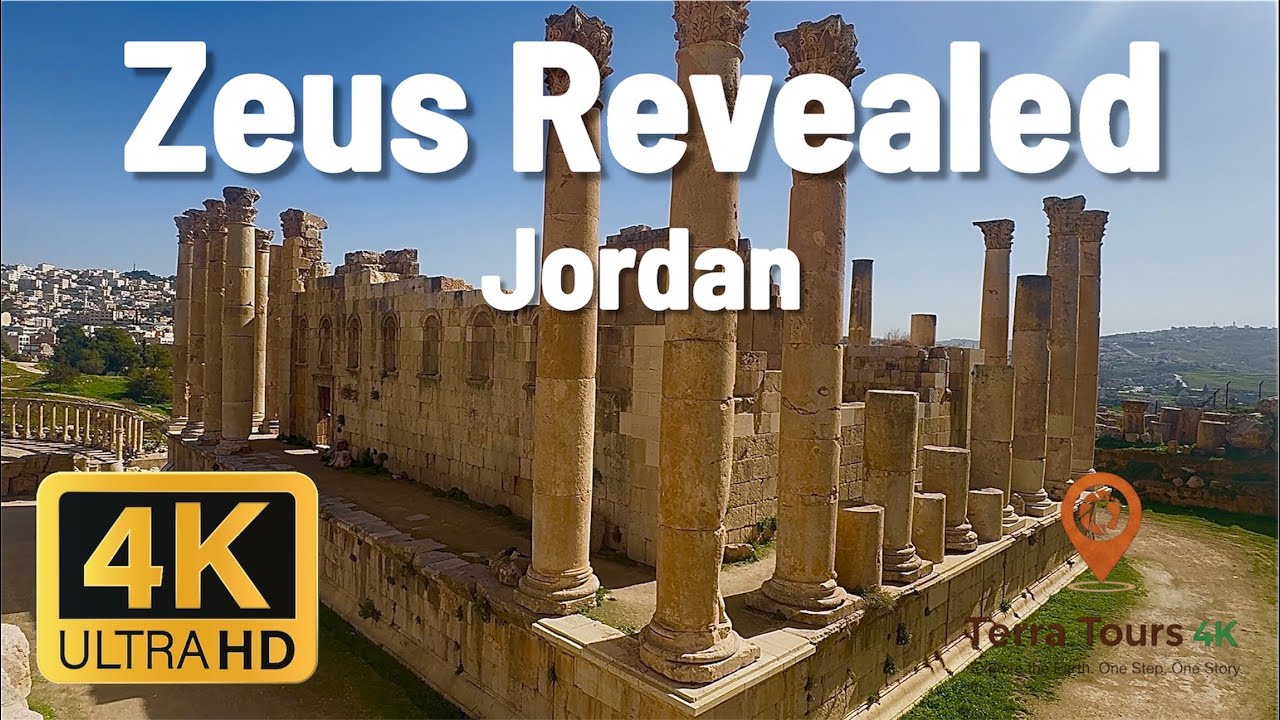 The Crown Jewels of Jerash: The Great Temple of Zeus & South Theater | 4K ASMR (part 3)