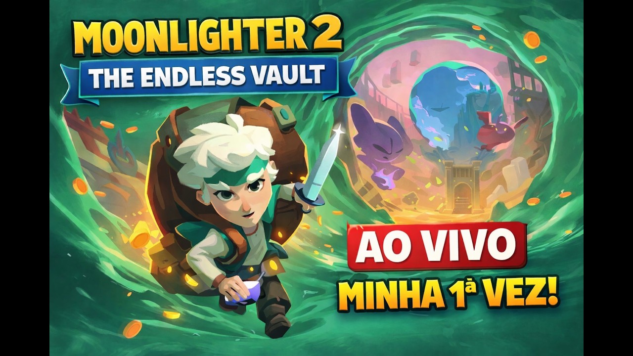 Ninja começando Moonlighter 2 HOJE, vamos ficar ricos!