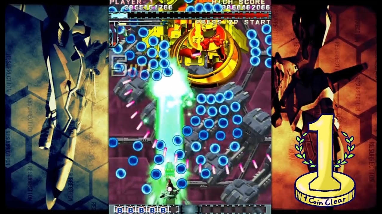 1CC Dodonpachi Resurrection 1.5 TypeB [1-all 3860kk points]